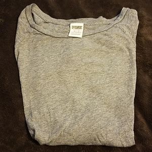 Gray PINK long sleeved shirt